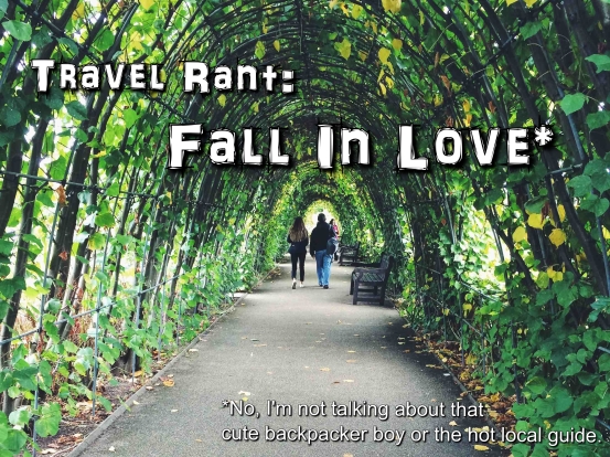 About travelling and falling in love...