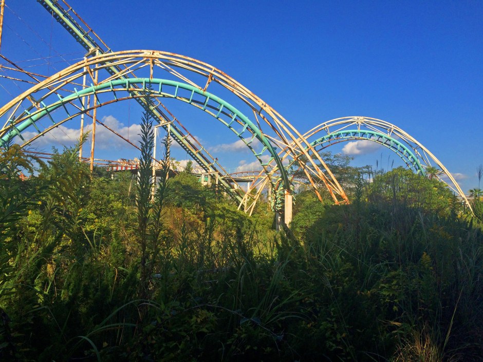abandoned roller coaster nara dreamland